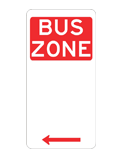 P1 AND P2 TRANSIT LANE SIGNS